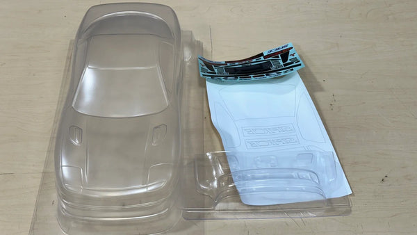 SPICE BODY SPA-611 MITSUBISHI GTO 1/10 SCALE CLEAR POLYCARBONATE BODY