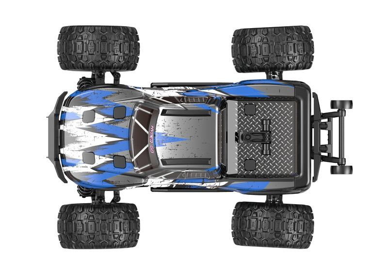 MJX H16H-1 BRUSHED RC MONSTER TRUCK WITH GPS READY TO RUN BLUE 1/16 SCALE RC CAR