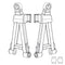MJX 16220 FRONT LOWER SUSPENSION ARMS