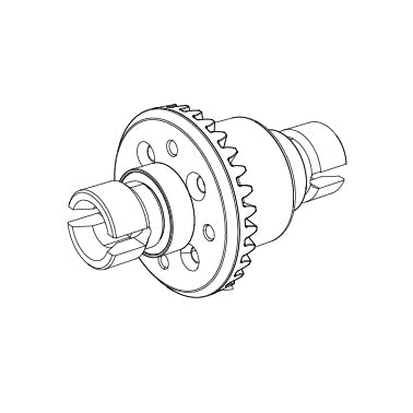 MJX 16420 METAL GEARS DIFF COMPLETE ASSEMBLY