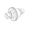 MJX 16420 METAL GEARS DIFF COMPLETE ASSEMBLY