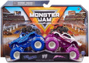 MONSTER JAM BLUE THUNDER VS FULL CHARGE 1/64 SCALE DIECAST MONSTER TRUCKS