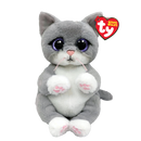 TY BEANIE BELLIES MORGAN GREY CAT REGULAR PLUSH