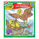 MY FIRST CRAYOLA BABY AND ME - JUST HATCHED COLOURING AND STICKER BOOK 24PG