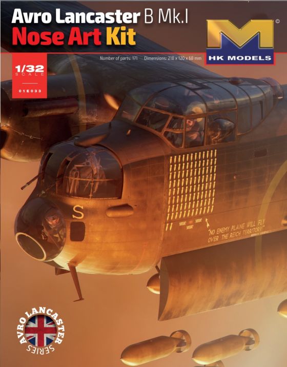 HK MODELS 01E033 AVRO LANCASTER B MK.I NOSE ART KIT 1/32 SCLAE MODEL KIT