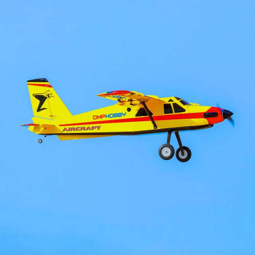 OMPHOBBY 65 BUSHMASTER RED AND YELLOW BALSA MODEL AIRPLANEPLANE  PLUG AND PLAY - BULKY ITEM SUBJECT TO POSTAGE QUOTE