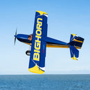 OMPHOBBY BIGHORN PRO 49 FLAP VERSION PNP PLUG AND PLAY BLUE AND YELLOW - 3D AIRPLANE