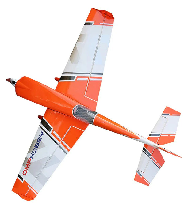 OMPHOBBY EDGE 540 74 WINGSPAN ORANGE ARF VERSION RC BALSA AIRPLANE 3D - BULKY ITEM REQUIRES POSTAGE QUOTE