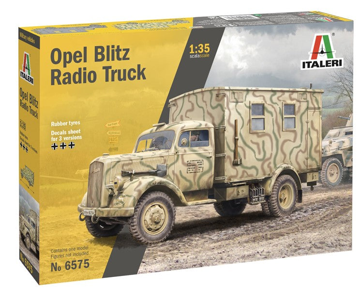 ITALERI 6575 OPEL BLITZ EHINHEITSKOFFER RADIO TRUCK 1:35 PLASTIC MODEL KIT