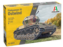 ITALERI 6594S FLAKPANZER IV OSTWIND SELF PROPELLED ANTI AIRCRAFT GUN 1/35 SCALE PLASTIC MODEL KIT TANK