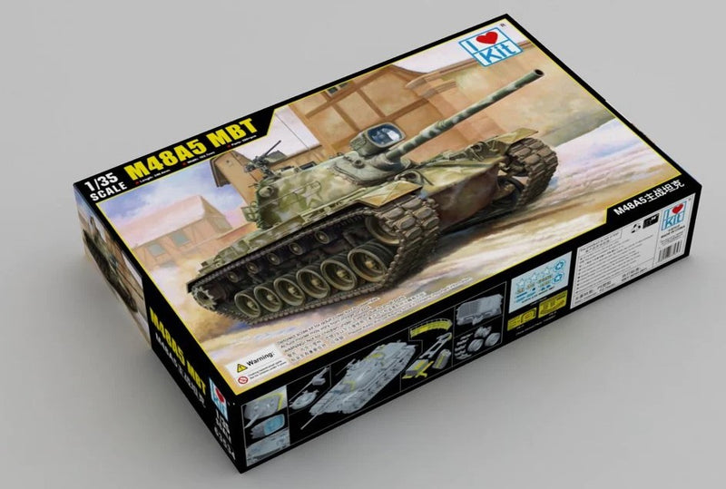 I LOVE KIT 63534 AMERICAN PATTON M48A5 MAIN BATTLE TANK MBT 1/35 SCALE PLASTIC MODEL KIT TANK