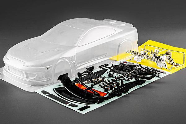 MATRIXLINE PC201009 S15 1/10 SCALE CLEAR POLYCARBONATE BODY