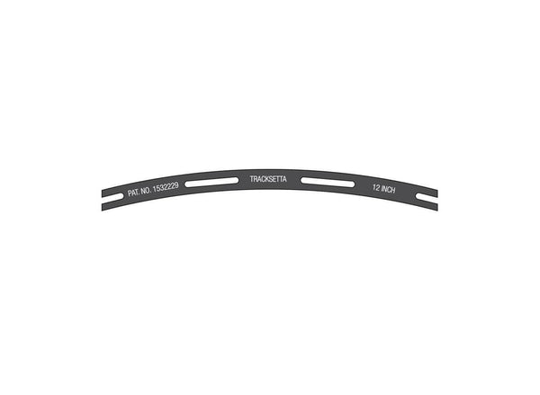 MELCAM MODELS -PECO- TRACKSETTA NT12 N/009 GAUGE 12 INCH RADIUS FLEXIBLE TRACK RAD TEMPLATE