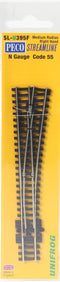 PECO U395F UNIFROG STREAMLINE MEDIUM RADIUS RIGHT HAND N GAUGE CODE 55