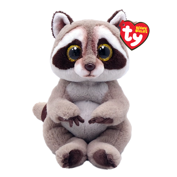 TY BEANIE BELLIES PETEY RACCOON REGULAR PLUSH