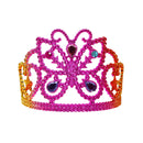 PINK POPPY RAINBOW BUTTERFLY CROWN