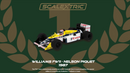 SCALEXTRIC C4309 WILLIAMS FW11 - NELSON PIQUET 1987 WORLD CHAMPION 1/32 SCALE SLOT CAR