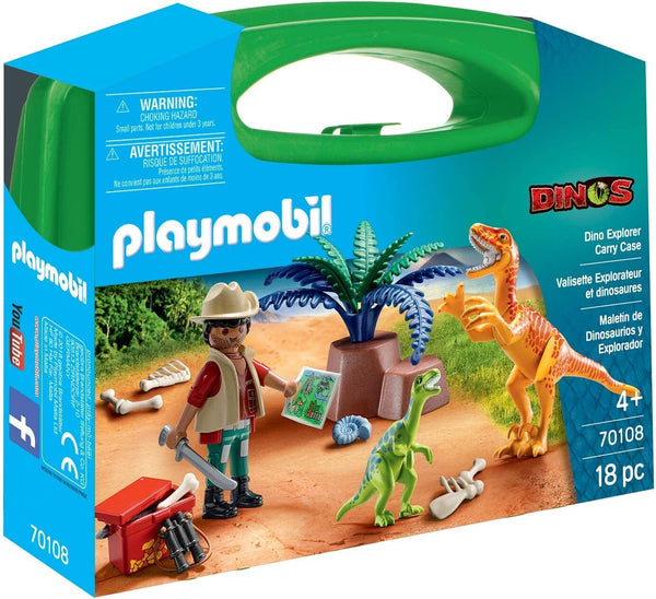 PLAYMOBIL 70108 DINO EXPLORER CARRY CASE