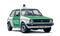 ITALERI 3666S VW GOLF POLIZEI 1978 BERLIN POLICE CAR 1/24 SCALE PLASTIC MODEL KIT