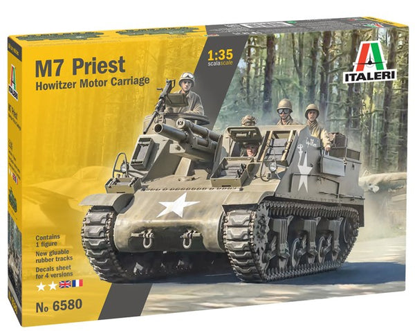 ITALERI 6580S M7 PRIEST 1:35 HOWITZER MOTOR CARRIAGE PLASTIC MODEL KIT