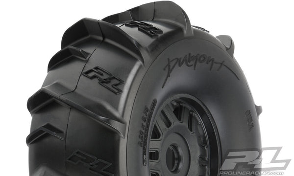 PROLINE 1018910 DUMONT PADDLE TYRES MOUNTED ON BLACK WHEELS FOR MOJAVE FRONT OR REAR