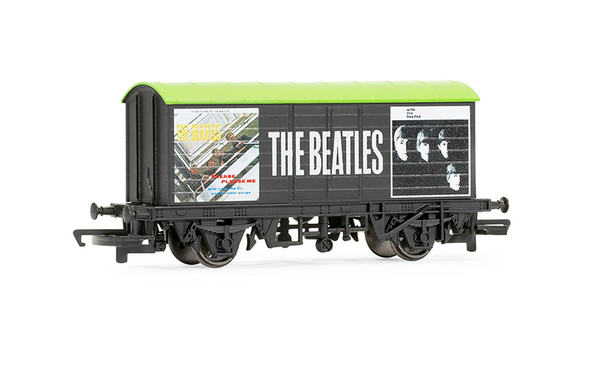 HORNBY  R60184 THE BEATLES  - PLEASE PLEASE ME  AND  WITH THE BEATLES  60TH  ANNIVERSARY WAGON  00 GAUGE MODEL RAILWAYS