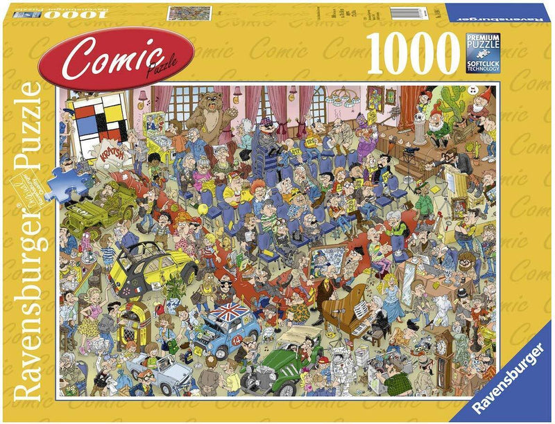 RAVENSBURGER 149841 COMIC - DE VEILING - THE AUCTION 1000PC JIGSAW PUZZLE