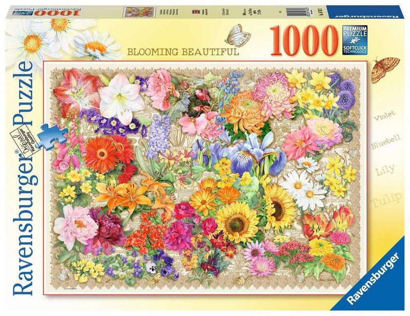 RAVENSBURGER 167623 BLOOMING BEAUTIFUL 1000PC JIGSAW PUZZLE