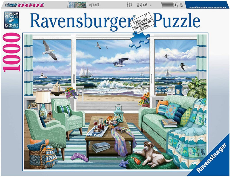 RAVENSBURGER 168170 BEACHFRONT GETAWAY 1000PC JIGSAW PUZZLE