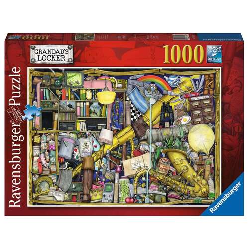 RAVENSBURGER 174867 GRANDADS LOCKER 1000PC JIGSAW PUZZLE