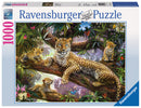 RAVENBURGER 191482 LEOPARD FAMILY 1000PC JIGSAW PUZZLE