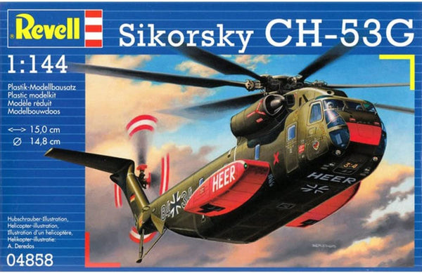 REVELL 04858 SIKORSKY CH-53G TRANSPORT HELICOPTER PLASTIC MODEL KIT