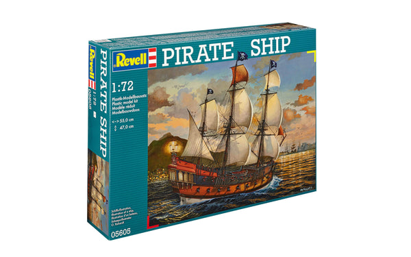 REVELL 05605 PIRATE SHIP 1:72 PLASTIC MODEL SHIP KIT