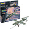 REVELL 63861 FIESELER FL103 V-1 1:32 PLASTIC MODEL SET PAINTS AND BRUSHES INCLUDED