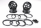 ROVAN 85243 PLASTIC RIMS FULL SET OF 4 SUITS BAJA 5B BLACK WITH BLACK BEADLOCKS - NO TYRES