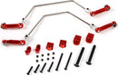 ROVAN 85452 CNC ALLOY SWAY BAR SET COMPLETE BAJA 5B - RED