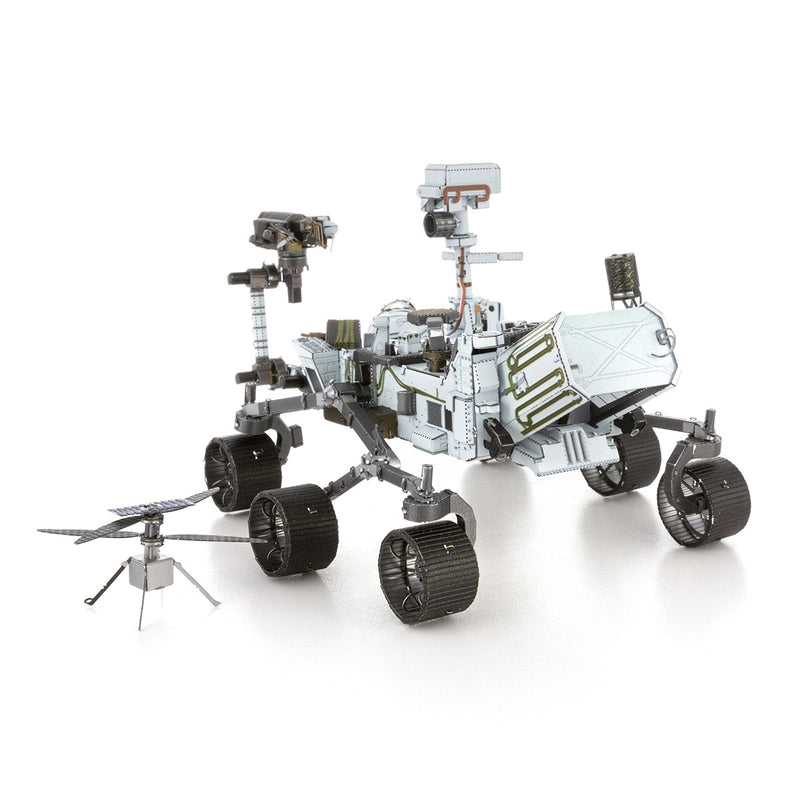 METAL EARTH MMS465 SPACE MARS ROVER PERSEVERANCE VEHICLE AND HELICOPTER 3D METAL MODEL KIT