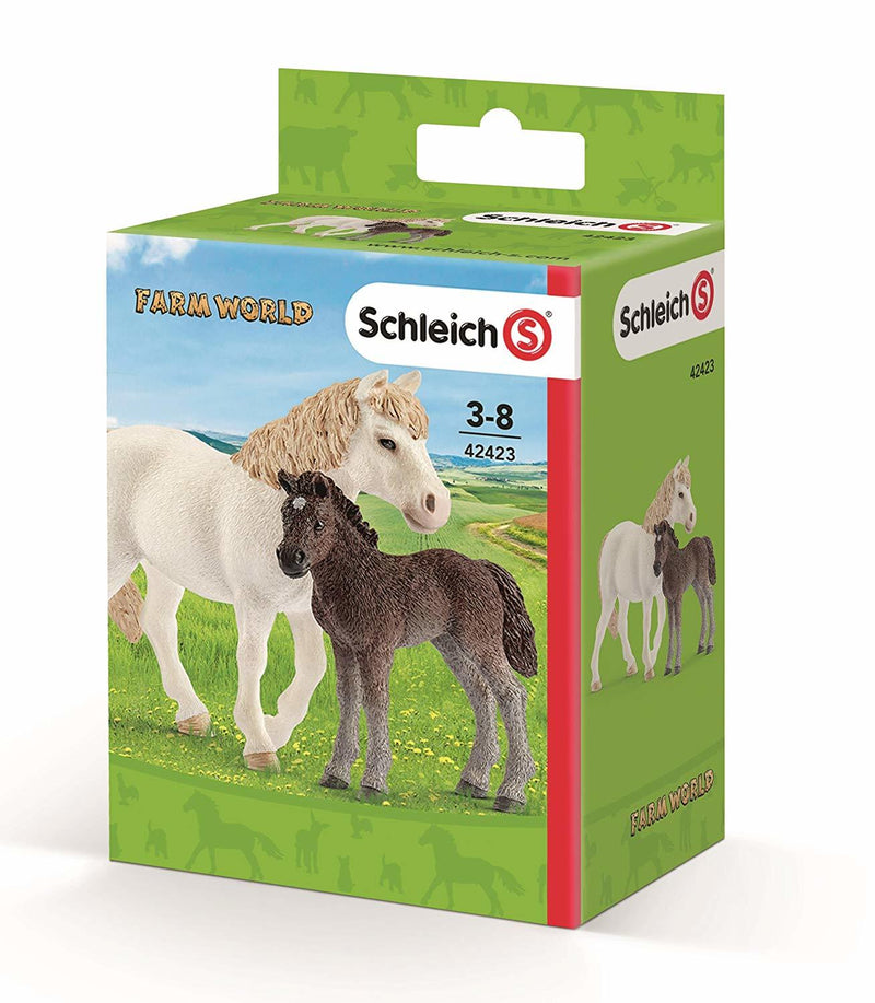 SCHLEICH SC42423 PONY MARE & FOAL