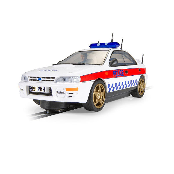 SCALEXTRIC C4429 SUBARU IMPREZA WRX POLICE EDITION SLOT CAR