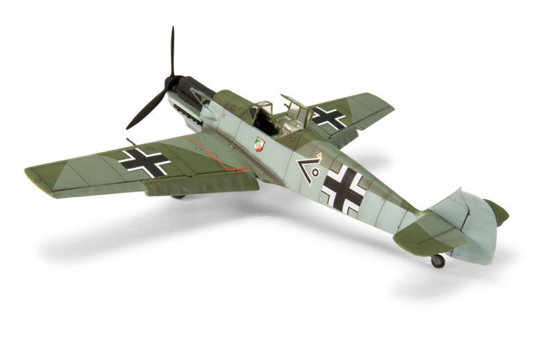 AIRFIX A55106A MESSERSCHMITT BF109E-3 FIGHTER 1/72 SCALE GIFT SET INCLUDING GLUE AND PAINT PLASTIC MODEL KIT