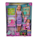 SIMBA STEFFI LOVE SCHOOL DAY 29CM DOLL WITH EVI DOLL AND ACCESSSORIES
