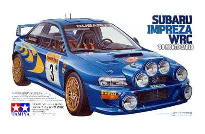 TAMIYA 24199 SUBARU IMPREZA WRC 98 MONTE CARLO COLIN MCRAE 1/24 SCALE PLASTIC MODEL KIT