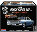 MONOGRAM REVELL 14505 1969 DODGE SUPER BEE 1/25 SCALE PLASTIC MODEL KIT