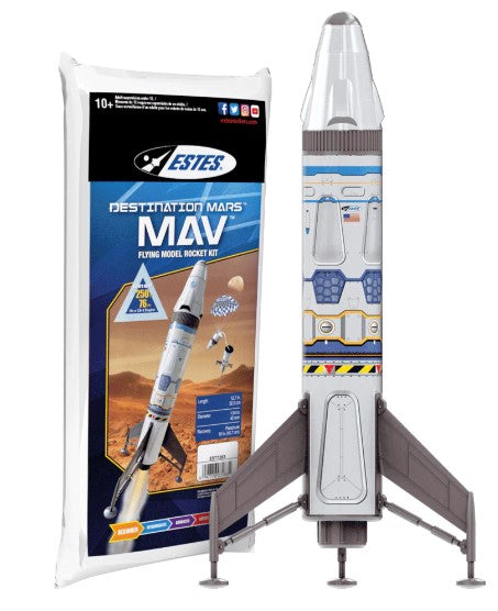 ESTES 7283 DESTINATION MARS MAV BEGINNER MODEL ROCKET KIT 18MM ENGINE