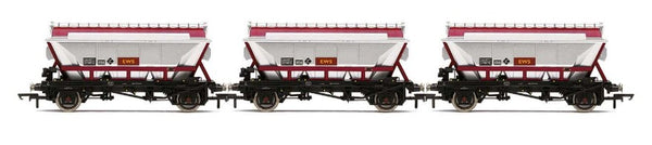 HORNBY R60071 CDA HOPPER WAGONS THREE PACK EWS ERA 9 OO GAUGE MODEL RAILWAY ROLLING STOCK