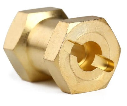 BRASS 12MM HEX EXTENSION 15MM UPGRADE FOR RC CRAWLER 1/10