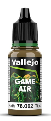 VALLEJO GAME AIR 76.062  EARTH (40) ACRYLIC AIRBRUSH PAINT 17ML