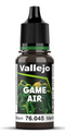 VALLEJO GAME AIR 76.045 CHARRED BROWN (46) ACRYLIC AIRBRUSH PAINT 17ML