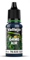 VALLEJO GAME AIR 76.020 IMPERIAL BLUE (27) ACRYLIC AIRBRUSH PAINT 17ML