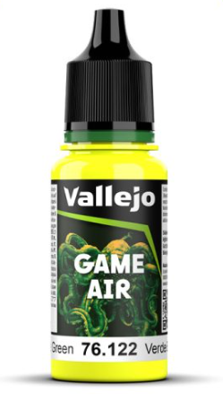 VALLEJO GAME AIR 76.122 BILE GREEN (33) ACRYLIC AIRBRUSH PAINT 17ML